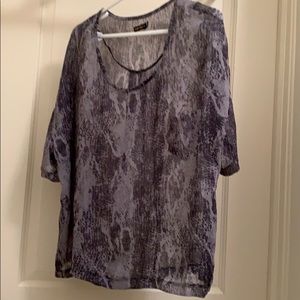 Japonica snakeskin blouse